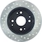 Centric Parts Sport Drilled/Slotted Brake Rotor, 127.40024R 127.40024R - alternate 4